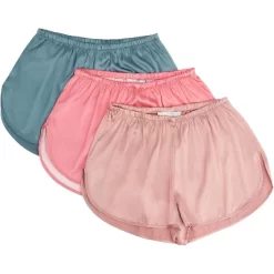 Women's 80s Style Boy Shorts, Pack Of 3 Satin Sleep Shorts -Style Haven Shop GUEST 476bfa2a 3391 4621 baa6 f73eb2b0cfb1