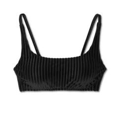 Women's Velour Ribbed Bralette Bikini Top - Shade & Shore™ Black 13 Women's Velour Ribbed Bralette Bikini Top - Shade & Shore™ Black -Style Haven Shop GUEST 47947e70 5e24 449b 88d7 00969c49cf66