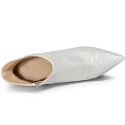 Allegra K Women's Glitter Pointed Toe Stiletto Heel Cutout Ankle Boots 12 Allegra K Women's Glitter Pointed Toe Stiletto Heel Cutout Ankle Boots -Style Haven Shop GUEST 49107294 6d90 4125 b8df 842757ad6811