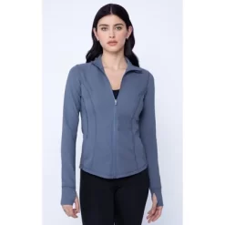 90 Degree By Reflex Interlink Ribbed Princess Seam Performance Jacket -Style Haven Shop GUEST 495f8b77 4a97 49ed 8676 5a06d00e802f