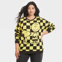 Peanuts Women's Snoopy Cozy Graphic Sweatshirt - Yellow -Style Haven Shop GUEST 4a4cdd28 224e 4e55 952a 31777ed8a78b