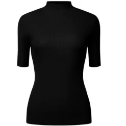 Hobemty Women's Mock Neck Slim Fit Short Sleeve Basic Knitted Blouse -Style Haven Shop GUEST 4b9d8bcc 9545 40a0 80ca 72ad372a70b3