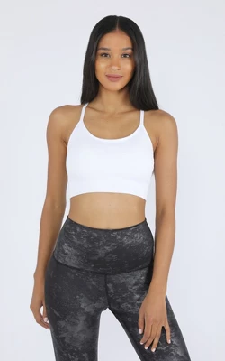 90 Degree By Reflex Women's Seamless Ribbed Cropped Bra Top 2pk 7 90 Degree By Reflex Women's Seamless Ribbed Cropped Bra Top 2pk - Image 5