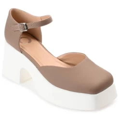 Journee Collection Womens Lizaa Platform Mid Platform Square Toe Pumps -Style Haven Shop GUEST 4befbb25 5d9c 44db a6e4 f90c1d163005