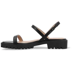 Journee Collection Womens Nylah Slim Platform Sling Back Sandals