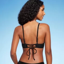 Women's Velour Ribbed Bralette Bikini Top - Shade & Shore™ Black 12 Women's Velour Ribbed Bralette Bikini Top - Shade & Shore™ Black -Style Haven Shop GUEST 4f47b03f b744 46fd 87fd c424e13573c3