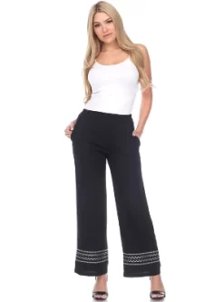Women's Wide-Leg Pants - White Mark -Style Haven Shop GUEST 5259c732 584c 483a 8bf3 cb876dec13a6