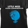 Mr. Men And Little Miss Meme Little Miss Avoids Confrontation Crew Neck Short Sleeve Women's Black T-shirt -Style Haven Shop GUEST 52d997a3 ddf7 4d84 bf70 1e71a4d3bc6e