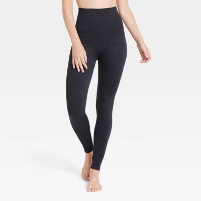 Women's Ultra High-Rise Seamless Waffle Leggings 26" - All In Motion™ 7 Women's Ultra High-Rise Seamless Waffle Leggings 26" - All In Motion™ - Image 5