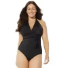 Swimsuits For All Women’s Plus Size Faux Wrap Halter One Piece Swimsuit -Style Haven Shop GUEST 53d5f1c1 beba 4d82 98aa 23f3db7fb3f7