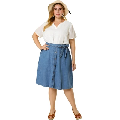 Agnes Orinda Women's Plus Size Pin Dots V-Neck Dressy Trendy Fashion Summer Blouses 5 Agnes Orinda Women's Plus Size Pin Dots V-Neck Dressy Trendy Fashion Summer Blouses - Image 3