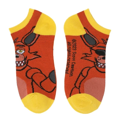 Five Nights At Freddy’s Menacing Characters Adult 5-Pair Ankle Socks 7 Five Nights At Freddy’s Menacing Characters Adult 5-Pair Ankle Socks - Image 5