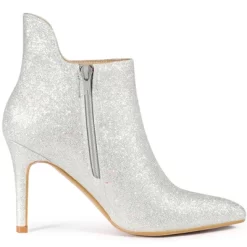 Allegra K Women's Glitter Pointed Toe Stiletto Heel Cutout Ankle Boots 14 Allegra K Women's Glitter Pointed Toe Stiletto Heel Cutout Ankle Boots -Style Haven Shop GUEST 570b52b8 a3f9 4eec b822 39932f10fcd7