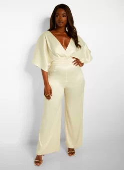 Rebdolls Women's Desiree Satin Duster Sleeve Jumpsuit -Style Haven Shop GUEST 573574ed 54f8 43d6 9f48 ba0c772ad777