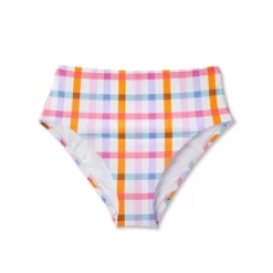 Women's Plaid Medium Coverage High Waist Bikini Bottom - Kona Sol™ Multi -Style Haven Shop GUEST 57a6d9b4 034c 4af7 82ca a44de5669e90