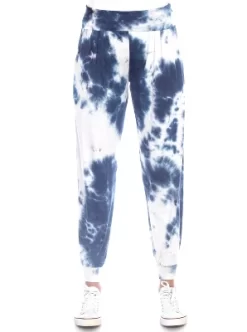 Women's Tie Dye Harem Pants With Pockets - White Mark -Style Haven Shop GUEST 5839368d 571a 42ff 926b 57c03c1cda2b