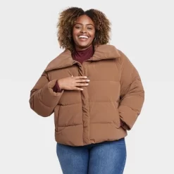 Women's Short Puffer Jacket - Ava & Viv™ -Style Haven Shop GUEST 589ba43b fd92 432c 8626 34fe0d8ba149