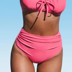 Women's Solid Shirred High Waist Bikini Bottom - Cupshe 17 Women's Solid Shirred High Waist Bikini Bottom - Cupshe -Style Haven Shop GUEST 5a4d637d 4130 4aec b314 3bf0bae96ca7