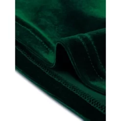 Allegra K Women's Velvet V Neck 3/4 Sleeve Solid Crop Top -Style Haven Shop GUEST 5c11a08a 9e6e 44c8 acb2 8c5e8d305d8f