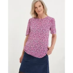 FatFace Womens Lyndy Textured Animal Blouse -Style Haven Shop GUEST 5d6bdefa 768f 4746 a2fa 8d7321bb2064