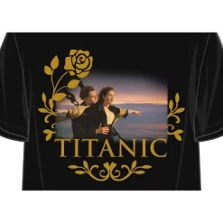 Titanic Jack & Rose Trust Crew Neck Short Sleeve Women's Black Crop T-shirt