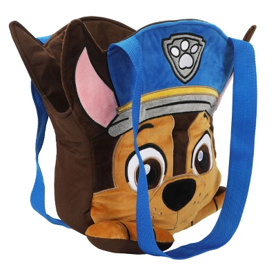 Paw Patrol Chase Padded Plush Tote Bag 3 Paw Patrol Chase Padded Plush Tote Bag
