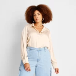 Women's Long Sleeve Button-Front Shirt - A New Day™ 18 Women's Long Sleeve Button-Front Shirt - A New Day™ -Style Haven Shop GUEST 61d17851 9aaa 4964 bd5d b758a99c0de3