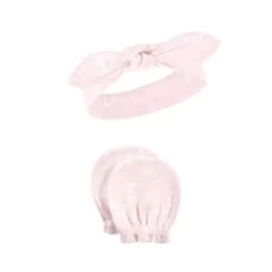 Hudson Baby Infant Girl Cotton Headband And Scratch Mitten Set, Pink Bandana, 0-6 Months -Style Haven Shop GUEST 621328fc c3d2 472d 87d0 c37a71094c51