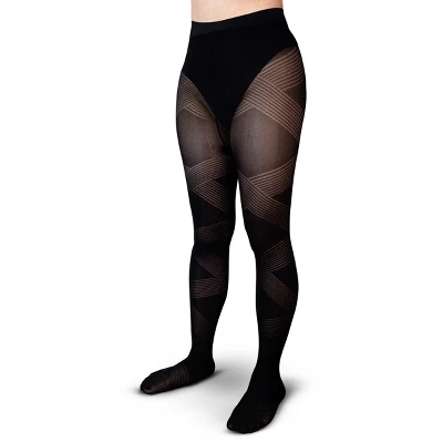 LECHERY Woman's Zig-Zag Tights 3 LECHERY Woman's Zig-Zag Tights
