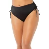 Swimsuits For All Women’s Plus Size Virtuoso Ruched Side Tie Bikini Bottom