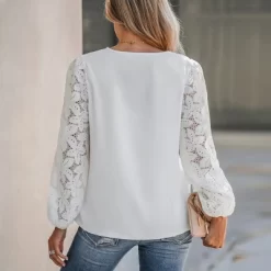 Women's Floral Lace Scalloped V Neck Top - Cupshe -Style Haven Shop GUEST 64197dbd 0ca7 498a 923f 9858e4b1ca0d