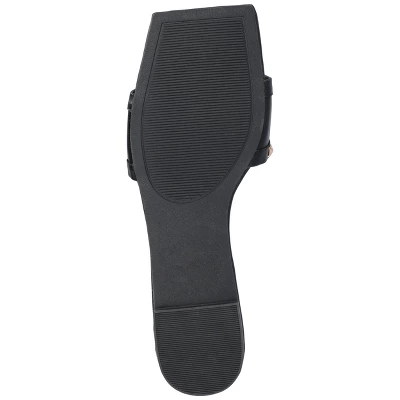 Journee Collection Womens Treena Tru Comfort Foam Slip On Slide Flat Sandals 6 Journee Collection Womens Treena Tru Comfort Foam Slip On Slide Flat Sandals - Image 4