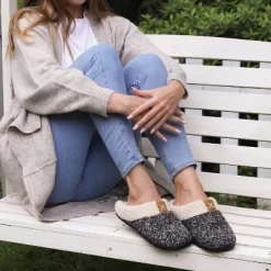 RockDove Women's Collar Memory Foam Slide Slipper -Style Haven Shop GUEST 65a89ea9 3cf2 48e4 8a40 fc382da6f939