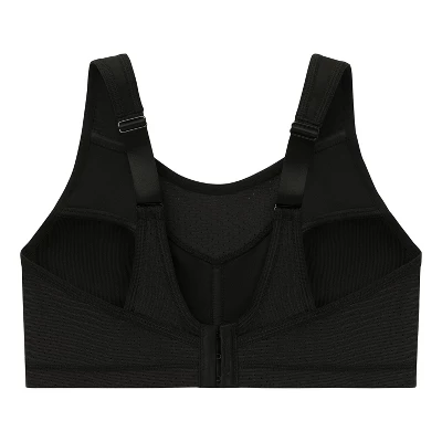 Glamorise Womens No-Bounce Camisole Elite Sports Wirefree Bra 1067 Black 6 Glamorise Womens No-Bounce Camisole Elite Sports Wirefree Bra 1067 Black - Image 4
