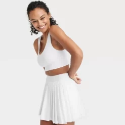 Women's Light Support Brushed Sculpt Bold Stitch Sports Bra - All In Motion™ -Style Haven Shop GUEST 67269acf 18e6 473a 8cda a29e9722059e