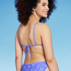Women's Triangle Bikini Top - Wild Fable™ Purple Butterfly Print -Style Haven Shop GUEST 67283d57 438c 4870 b567 1b391b9dea28