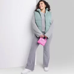 Women's Matte Cropped Puffer Vest - Wild Fable™ -Style Haven Shop GUEST 673545aa f14f 4427 9953 8d29f490e20d