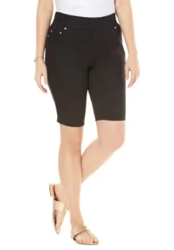 Jessica London Women’s Plus Size Comfort Waist Short -Style Haven Shop GUEST 67b15f76 9bc7 4cb6 a537 d8411be9ce3b