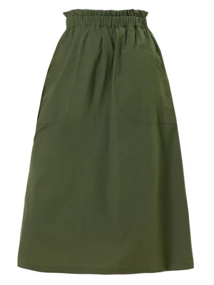 Allegra K Women's Casual Elastic Waist Peasant A-Line Midi Skirts With Pockets 13 Allegra K Women's Casual Elastic Waist Peasant A-Line Midi Skirts With Pockets - Image 11