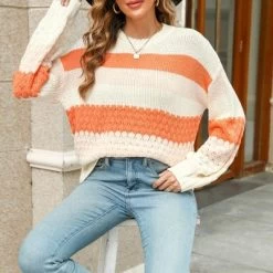 Women's Textured Colorblock Sweater - Cupshe 12 Women's Textured Colorblock Sweater - Cupshe -Style Haven Shop GUEST 684c432d 5c6f 47b3 a5a6 1f75b7c2131a