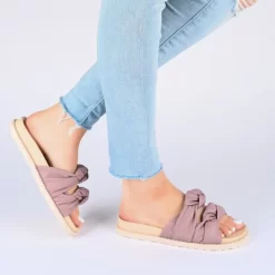 Journee Collection Womens Melanie Slide Flat Sandals -Style Haven Shop GUEST 69fb0767 35e4 47fa 825e 3275015f0317