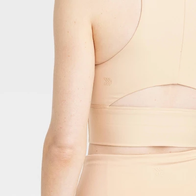 Women's Light Support Brushed Sculpt High-Neck Sports Bra - All In Motion™ 6 Women's Light Support Brushed Sculpt High-Neck Sports Bra - All In Motion™ - Image 4