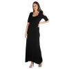 Half Sleeve Maxi Womens Dress
