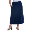 Womens Plus Size Foldover Maxi Skirt With Pockets -Style Haven Shop GUEST 6c096604 374f 4a96 9793 4d80d49d375c