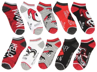 DC Comics Harley Quinn Adult Character Designs 5 Pack Mix And Match Ankle Socks Multicoloured 3 DC Comics Harley Quinn Adult Character Designs 5 Pack Mix And Match Ankle Socks Multicoloured