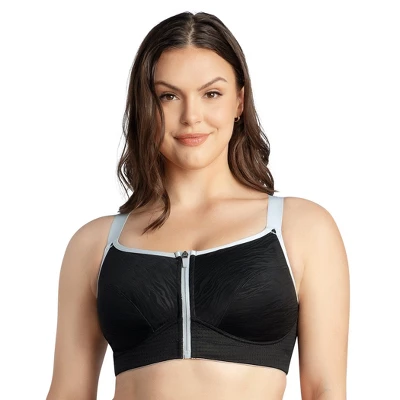 PARFAIT Women's Wave Wire-free Zip Front Sports Bra 6 PARFAIT Women's Wave Wire-free Zip Front Sports Bra - Image 4