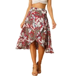 Allegra K Women's Tie Waist Hawaiian Tropical Floral Wrap Midi Skirt 15 Allegra K Women's Tie Waist Hawaiian Tropical Floral Wrap Midi Skirt -Style Haven Shop GUEST 6ddbc0da a1a2 4fcb a2b5 11409509fbc1