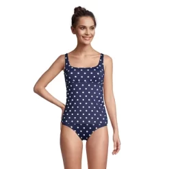 Lands' End Women's Square Neck Underwire Tankini Top Swimsuit Adjustable Straps -Style Haven Shop GUEST 6e3aa4fe a38e 49ce 8489 24d3edebc903