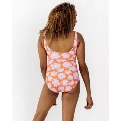 Lime Ricki Women's Daphne Knotted One-Piece