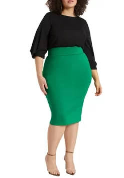 ELOQUII Women’s Plus Size Neoprene Pencil Skirt 24 ELOQUII Women’s Plus Size Neoprene Pencil Skirt -Style Haven Shop GUEST 707f177b e30b 4e4e bc36 961a7dcff80e